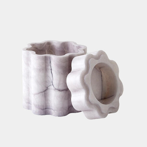 Cumulus Alabaster Tall Box-Gray