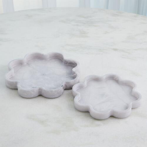 Cumulus Alabaster Tray-Grey