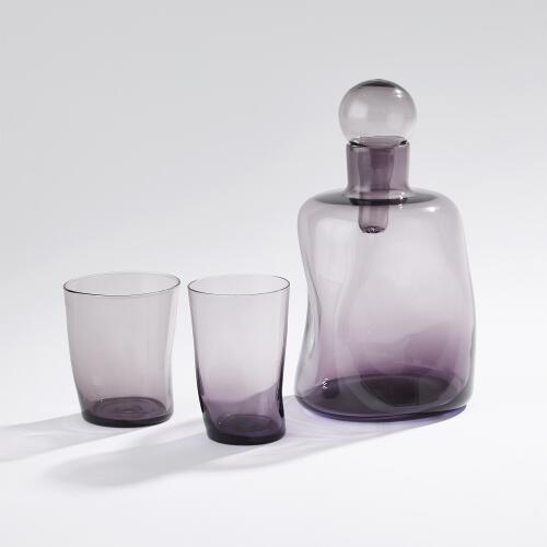 Pinched Decanter-Purple