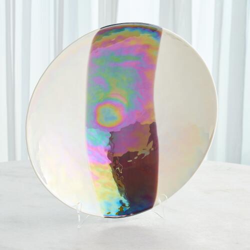 Mirabelle Centerpiece-Ivory/Plum