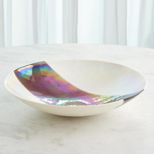 Mirabelle Centerpiece-Ivory/Plum