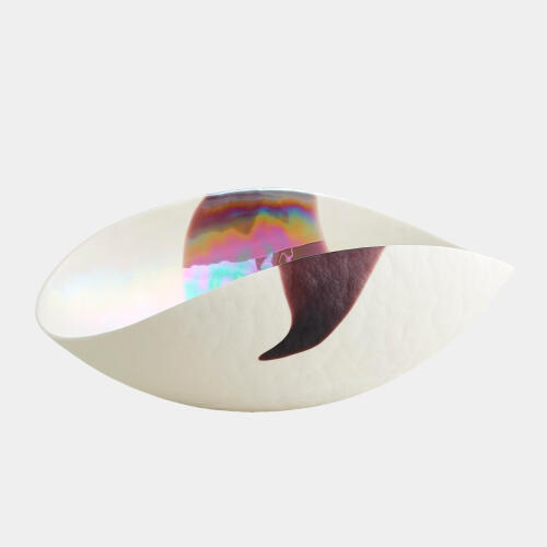 Mirabelle Bowl-Ivory/Plum-Lg