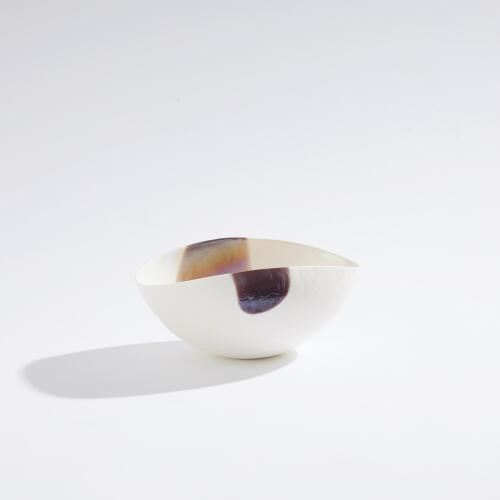 Mirabelle Bowl-Ivory/Plum