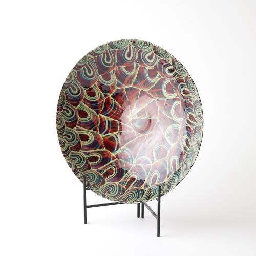 Kaleidoscope Centerpiece-Plum