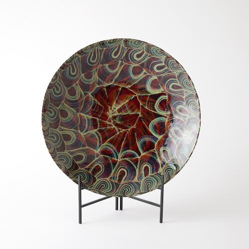 Kaleidoscope Centerpiece-Plum