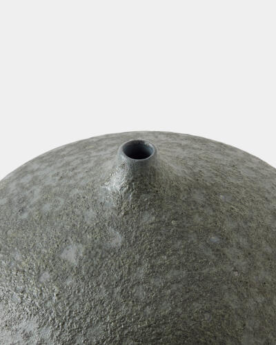 Mottled Bulb Vase-Cratter