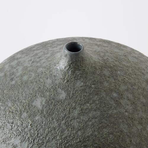 Mottled Bulb Vase-Cratter