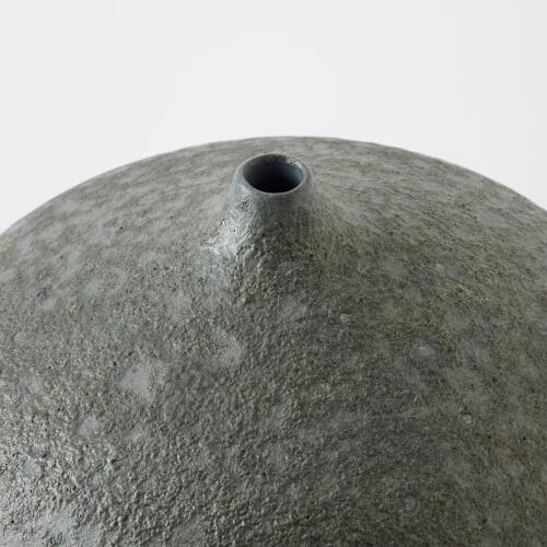 Mottled Bulb Vase-Cratter