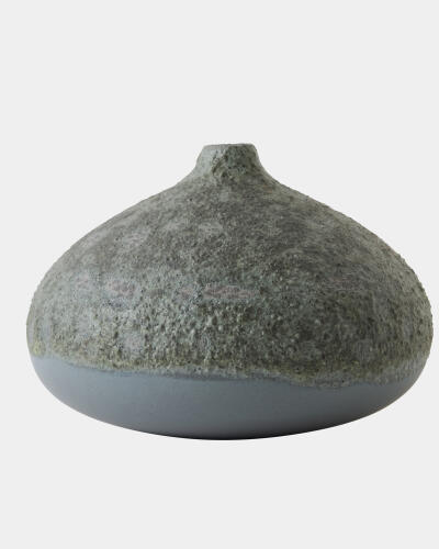Mottled Bulb Vase-Cratter