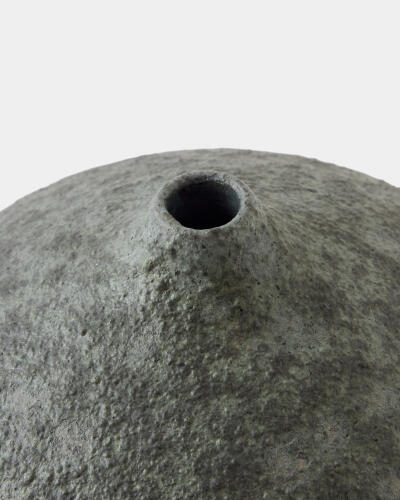 Mottled Bulb Vase-Cratter