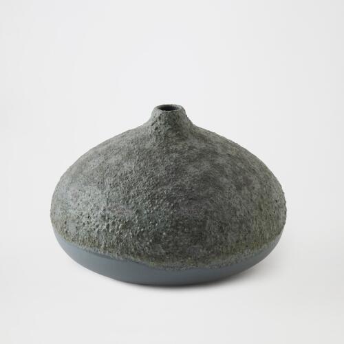 Mottled Bulb Vase-Cratter