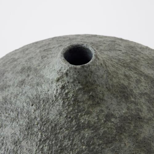 Mottled Bulb Vase-Cratter
