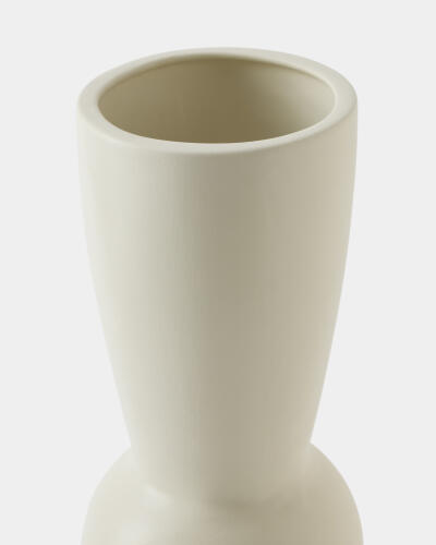 Pila Vase-White
