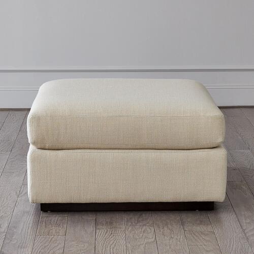 Alder Sectional Ottoman-Muslin