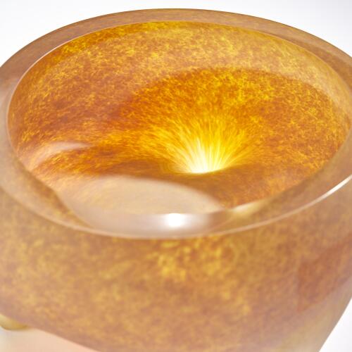 Freeform Tripod Bowl-Frosted Irys Gelp