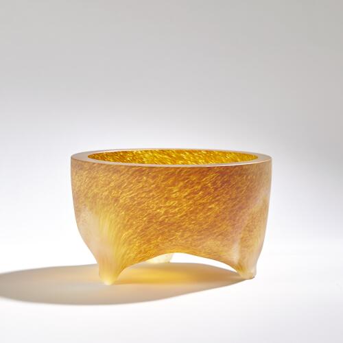 Freeform Tripod Bowl-Frosted Irys Gelp