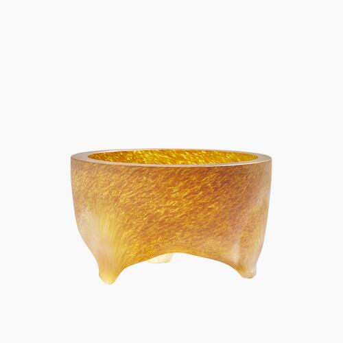 Freeform Tripod Bowl-Frosted Irys Gelp
