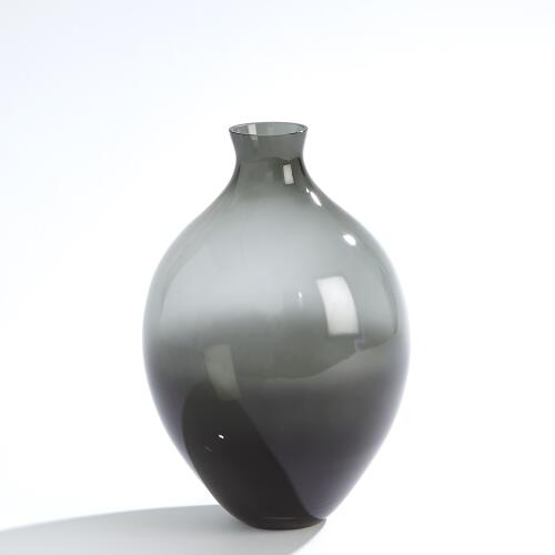 Amphora Glass Vase-Grey