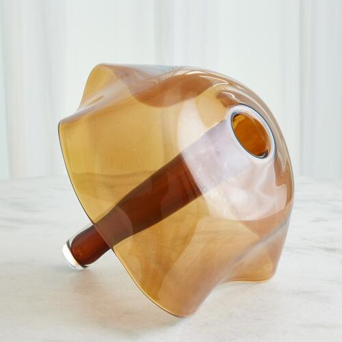 Andromeda Vase-Dark Amber