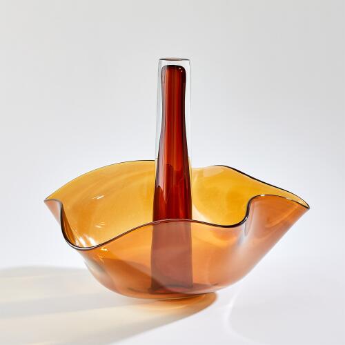 Andromeda Vase-Dark Amber