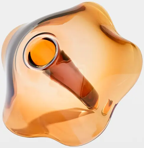 Andromeda Vase-Dark Amber