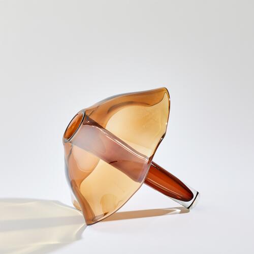 Andromeda Vase-Dark Amber