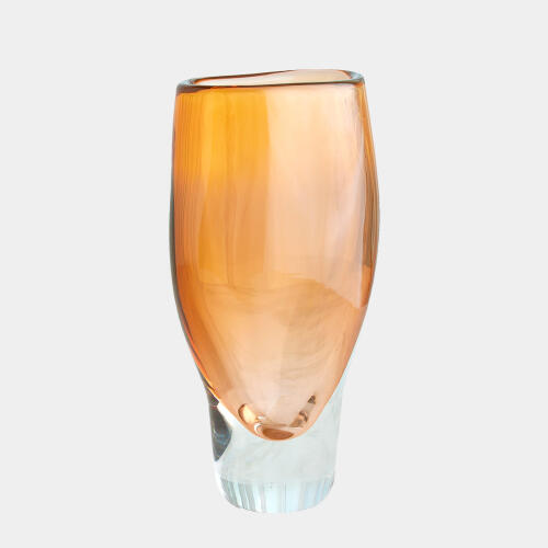 Pollock Vase-Amber