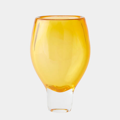 Pollock Vase-Amber