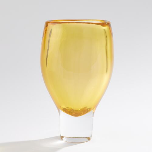 Pollock Vase-Amber