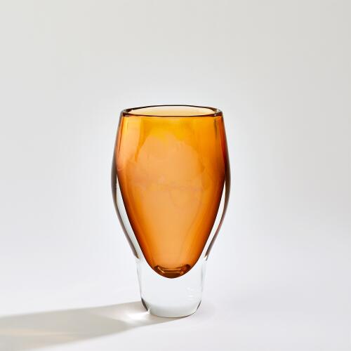 Pollock Vase-Amber