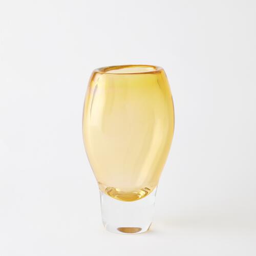 Pollock Vase-Amber