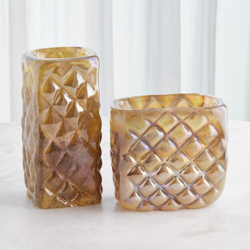 Quilted Vase-Iris Gelp