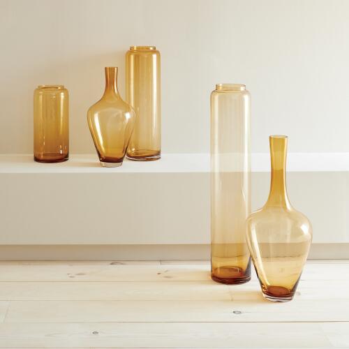 Ambrosia Vase-Caramel