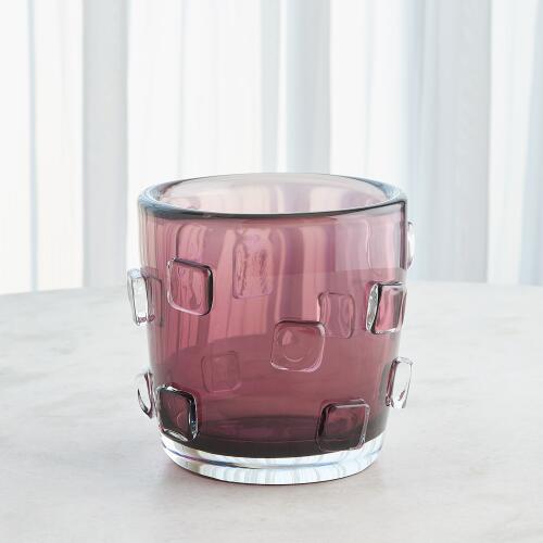 Ingot Vase-Plum
