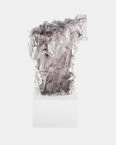 Miniature Tidal Wave Sculpture-Gray