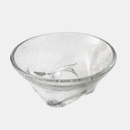 Triad Footed Bowl-Gray