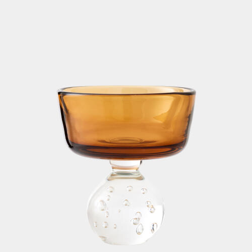 Bella Footed Bowl-Amber