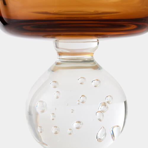 Bella Footed Bowl-Amber