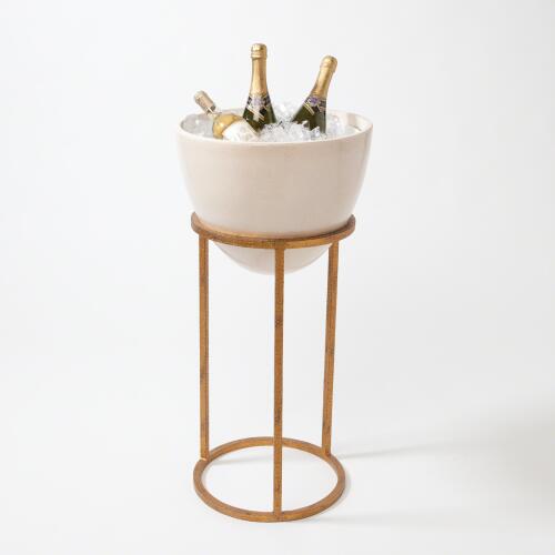 Wise Egg-Antique Gold Leaf