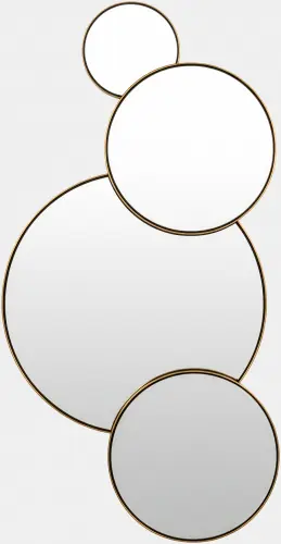 molecular mirror-4-brass