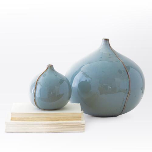 Milo Vase-Blue