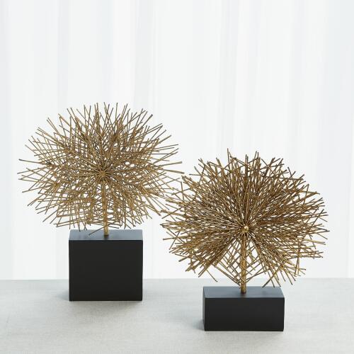 Tumble Weed Sculpture-Gold Leaf