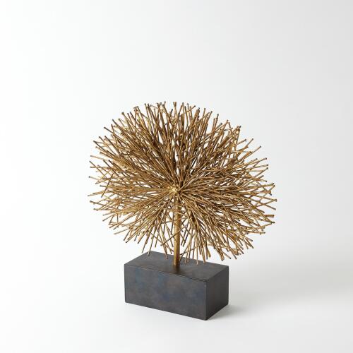 Tumble Weed Sculpture-Gold Leaf