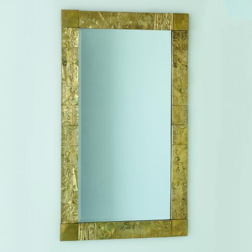 Pimlico Mirror-Brass