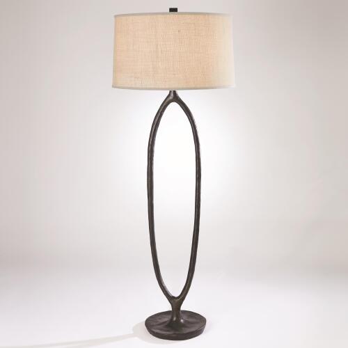 ellipse floor lamp-bronze