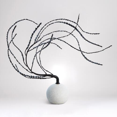 Thistle Iron Sculpture