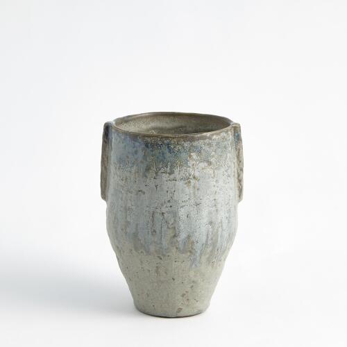 Pinch Pot Vase-Reactive Seafoam