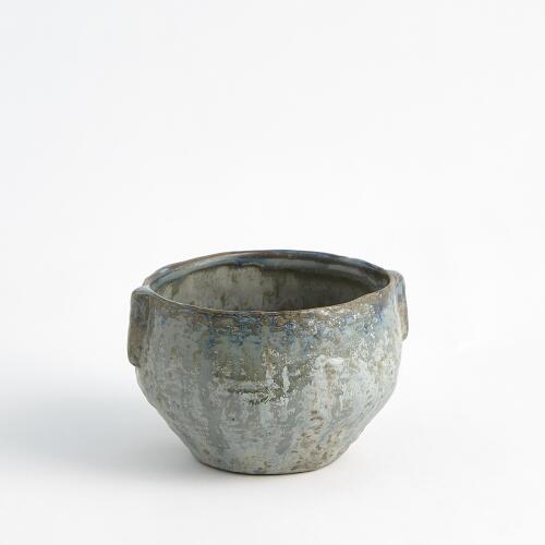 Pinch Pot Planter-Reactive Seafoam
