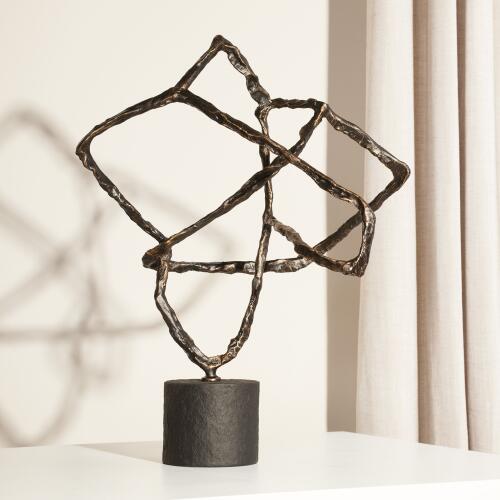 Tangled Sculpture-Bronze