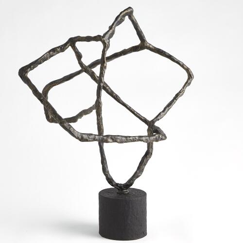 Tangled Sculpture-Bronze